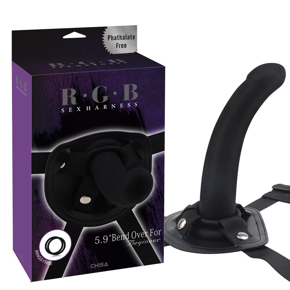 Features: Fully adjustable, Phthalates Free, Comf... Chisa - Bend Over For Beginner Strapon - Black photo-10