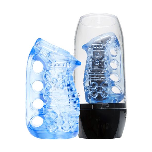 Great Fleshlight quality, lower price. When your standard Fl... Fleshlight - Fleshskins Grip Blue Ice Stroker photo-6