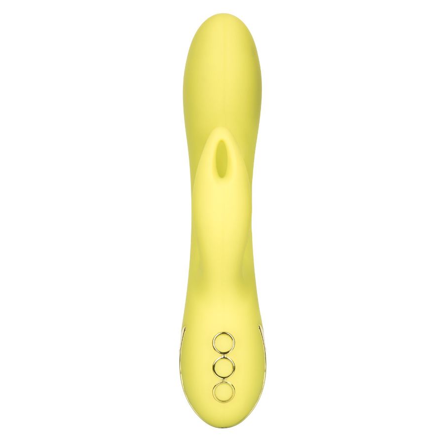 Dive deep into a sea of pleasure and sun-kissed fantasies wi... CEN - CalDream Venice Vixen Vibrator - Yellow photo-3