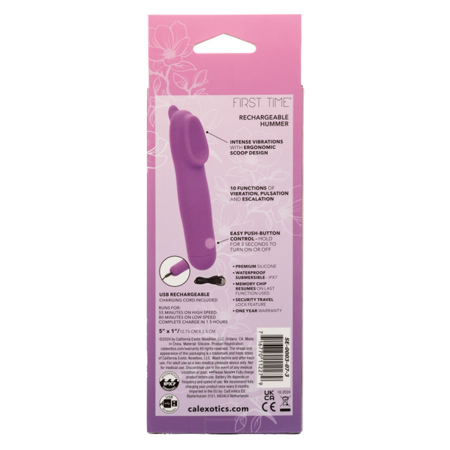 Embark on an exhilarating journey of pleasure with the First... CEN - First Time Hummer Massager - Purple photo-9
