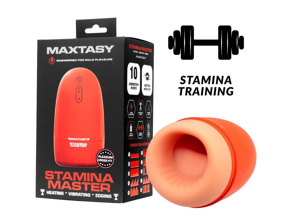 Small but mighty. STAMINA MASTER takes care of the most sens... Maxtasy - Stamina Master Masturbator - Orange photo-6