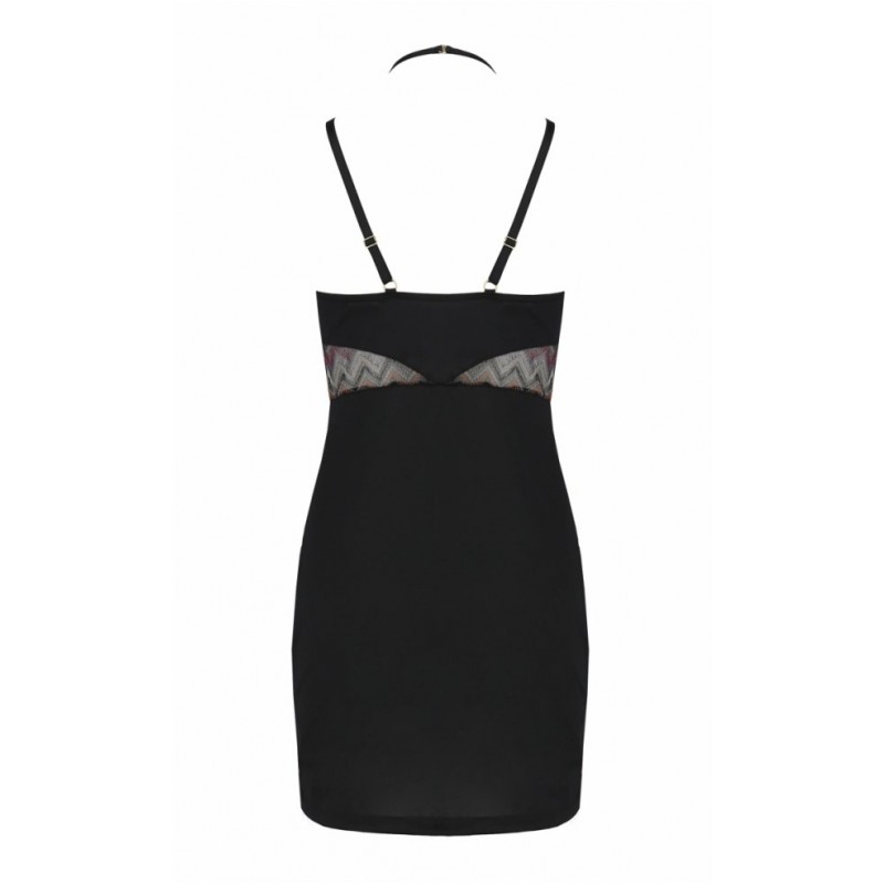 Sensual, elegant shirt with a slightly prudish character. Un... Casmir - Lagerta Chemise - Black - L/XL photo-4