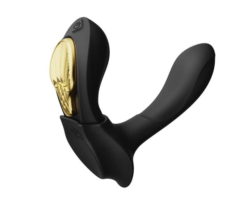 Elegant, timeless style meets ultra-comfortable ergonomic de... Zalo - Aya APP Wearable Vibrator - Obsidian Black photo-6