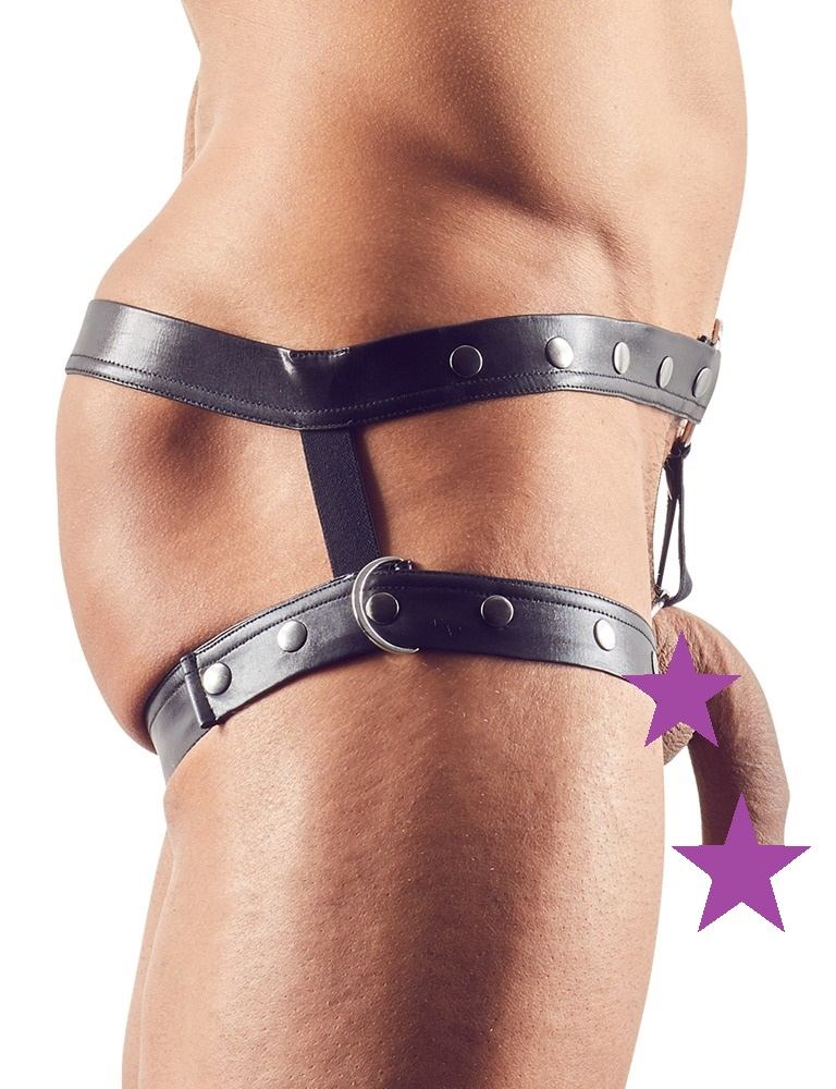 Puts a man's best asset in the limelight!
Hip belt in a ... Svenjoyment - Male Hip Belt - Black - M/L photo-5