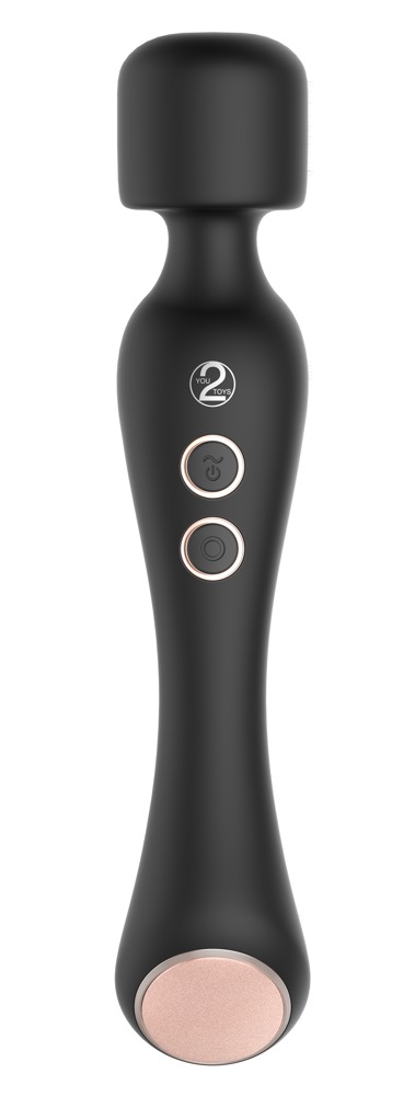 Warming & vibrating massages and stimulation!
Both ends of t... Cupa - Warming Wand Vibrator - Black photo-3