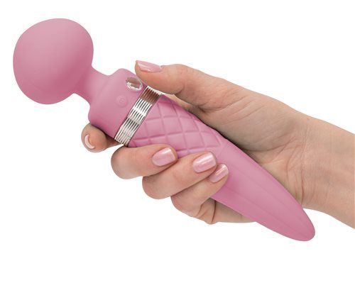 Pillow Talk - Sultry Rotating Wand - Pink photo