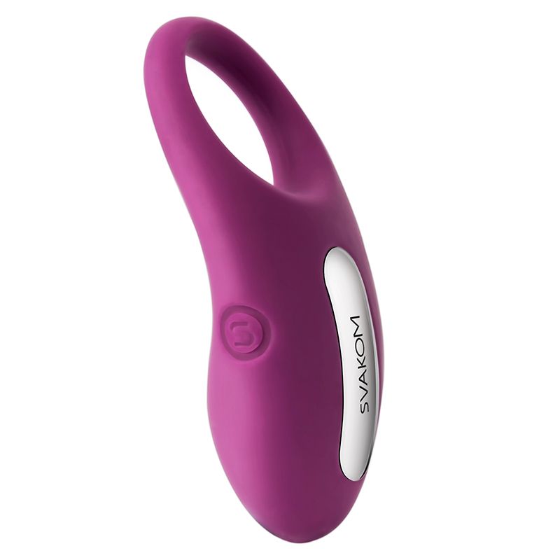 Allow SVAKOM to introduce Winni: a vibrating ring designed f... SVAKOM - Winni Remote Control Vibro Ring - Violet photo-2