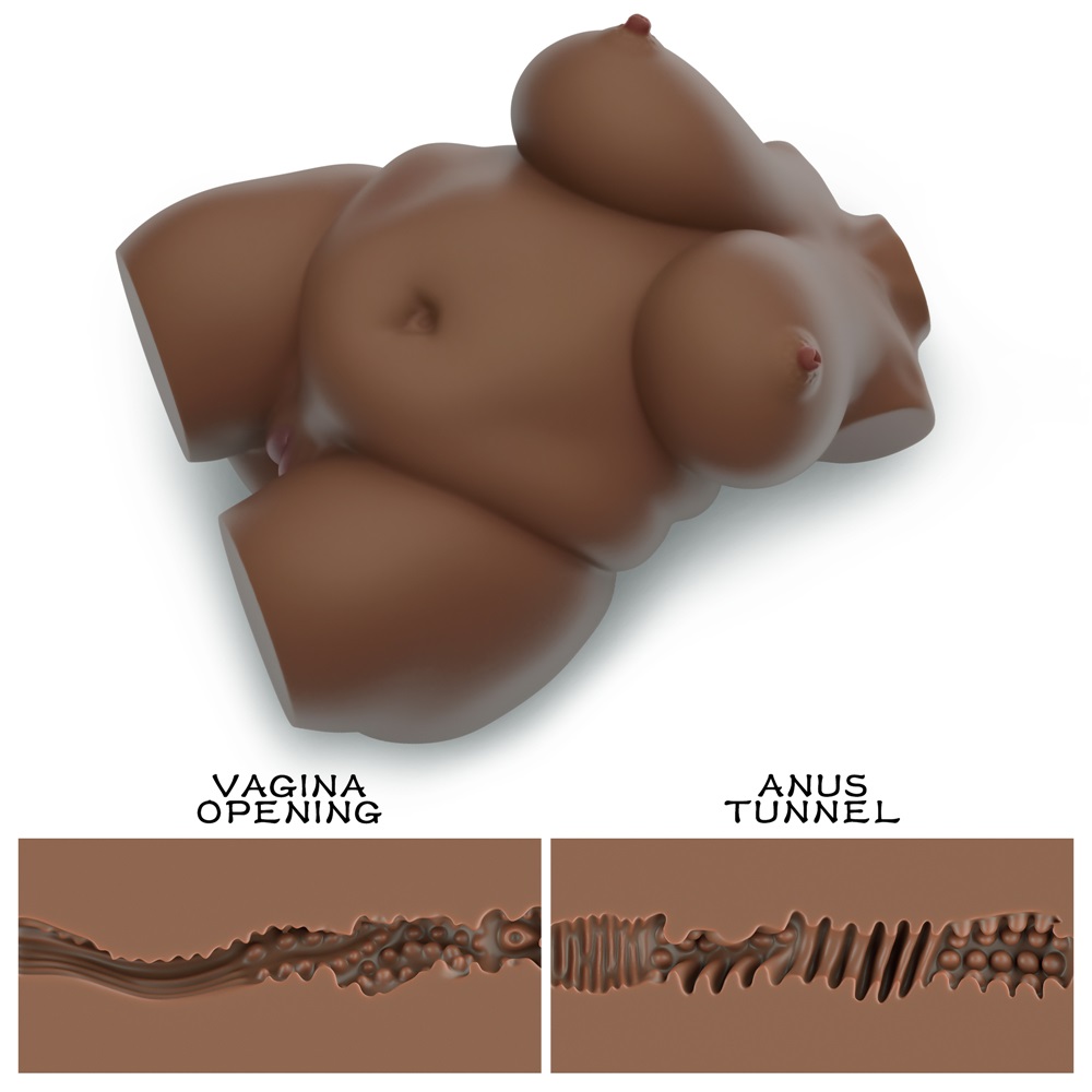 Focus on this chubby beauty for the most authentic experienc... Lovetoy - Streetgirl #7 Masturbator - Brown photo-3
