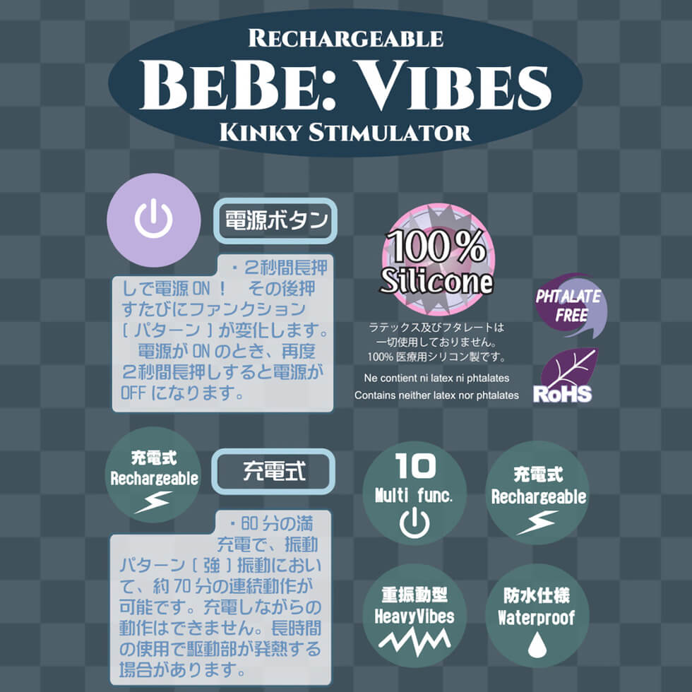 The BeBe Vibes Pink is slim, cute, and intuitive, but still ... Mode Design - Bebe Vibes - Blue photo-3