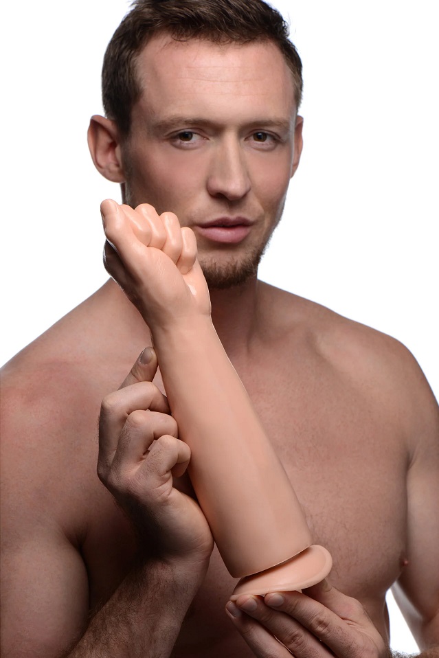 Take your best shot at going elbow deep on this extreme dild... Master Series - Fisto Clenched Hand - Flesh photo-2
