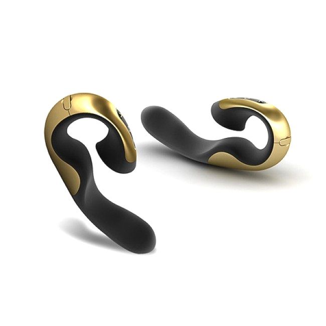 One of today's most advanced vibrators. Sophisticated, e... Zini - Roae Vibrator - Black & Gold photo-9