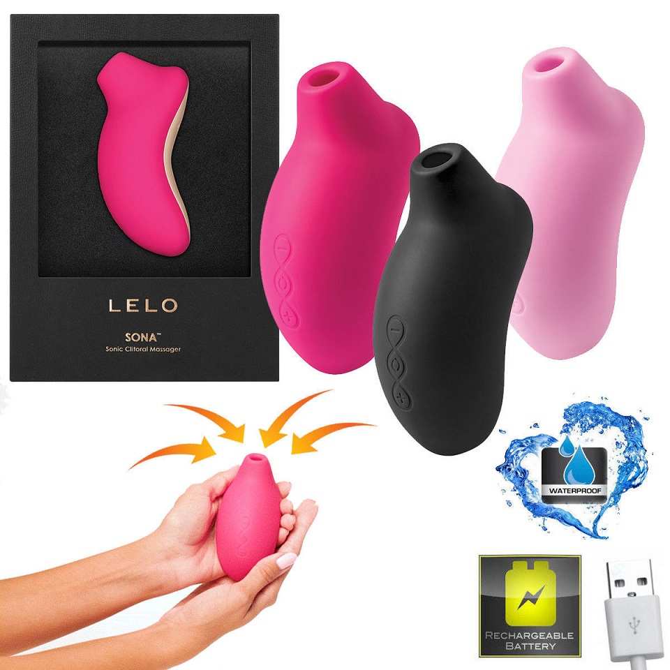 SONA is a sonic clitoral massager. That means it doesn’t rel... Lelo - Sona Clitoris Massager - Pink photo-12