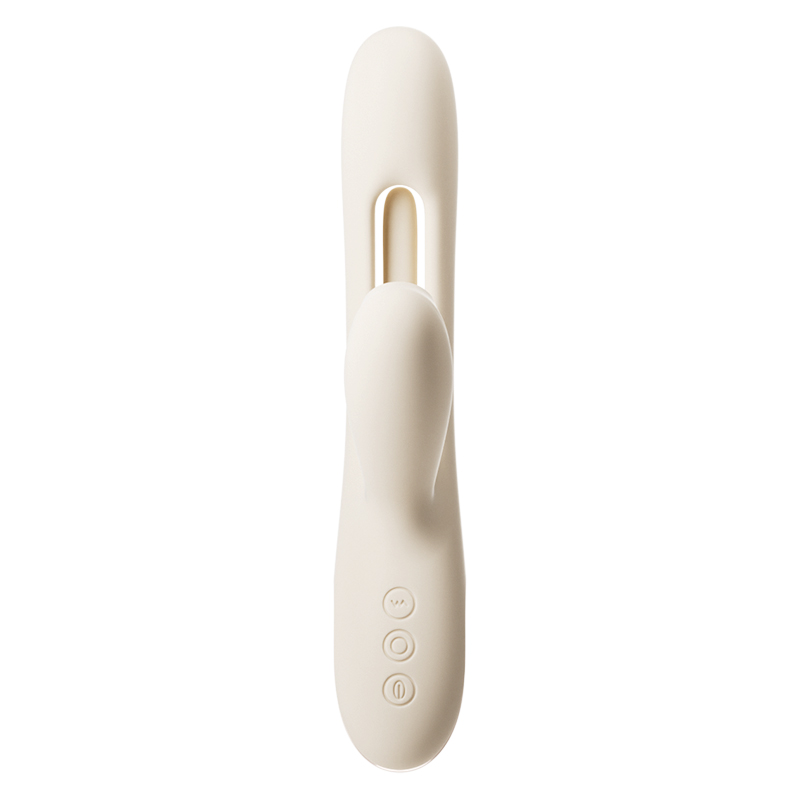 Experience unparalleled pleasure with the Svakom App-Control... SVAKOM - Uneco Teasing APP G-spot Rabbit Vibrator - White photo-3