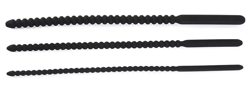 Ribbed urethral plug for additional stimulation
Easy to cle... MT - Threaded Urethral Plug L - Black photo-8