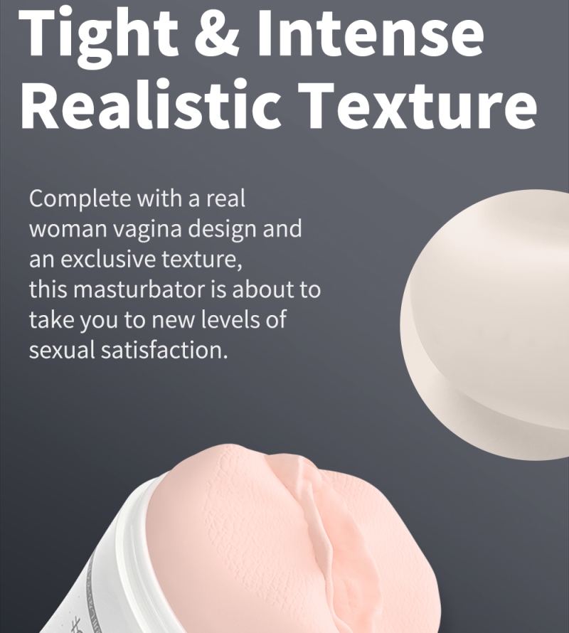 Complere with a real woman vagina design and exclusive textu... Drywell - Space Pussy Masturbator - White photo-8