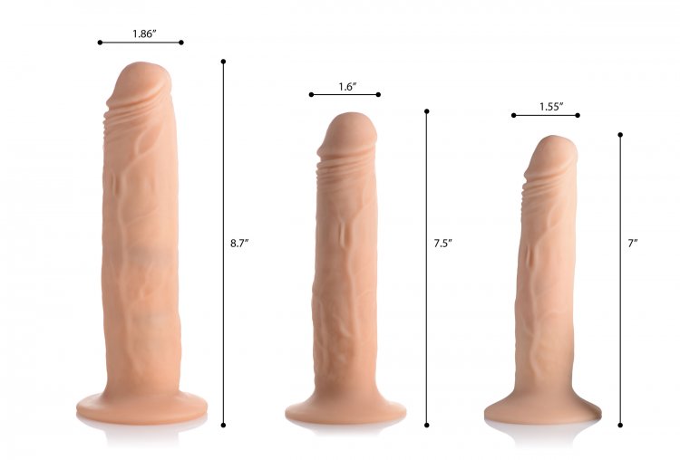 Get pummeled by the thrilling thuds of a dildo powered by ma... Thump It - 7x Remote Control Thumping Dildo L-size photo-7
