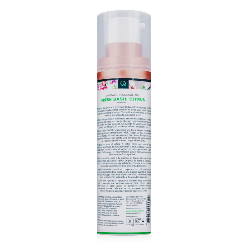 Enjoy the relaxing effect of Exotiq massage oil. This massag... Exotiq - Massage Oil Basil Citrus - 100ml photo-4