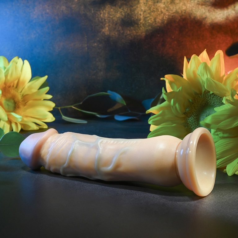 This beautifully crafted realistic dong has a soft and squis... Evolved - 7" Realistic Dong - Light photo-6
