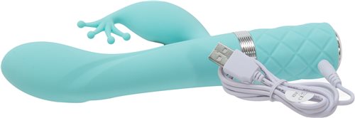Pillow Talk - Kinky Rabbit Vibe - Teal photo