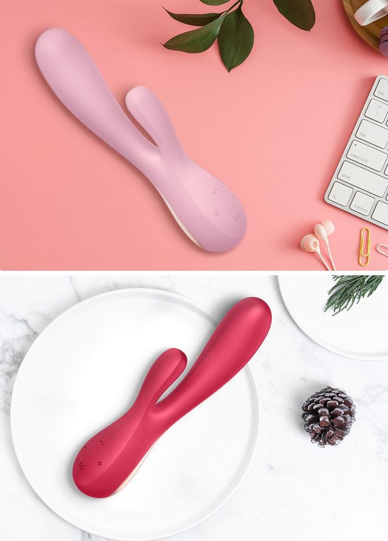 The Satisfyer Mono Flex is a high-flexibility vibe which eas... Satisfyer - Mono Flex Rabbit Vibrator - Mauve photo-7