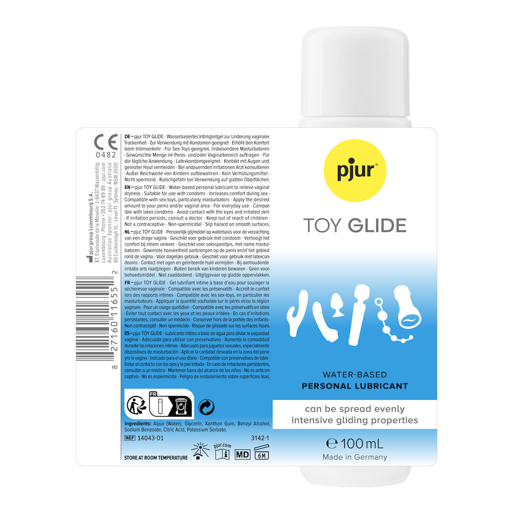 Your new sex toy companion: pjur TOY GLIDE is ideal for use ... Pjur - Toy Water-Based Glide - 100ml photo-3