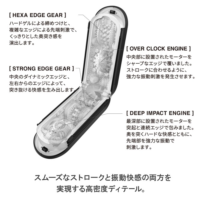 Tenga - Flip Zero Gravity 電子震動版 - 黑色 Tenga - Flip Zero Gravity 電子震動版 - 黑色 照片-4