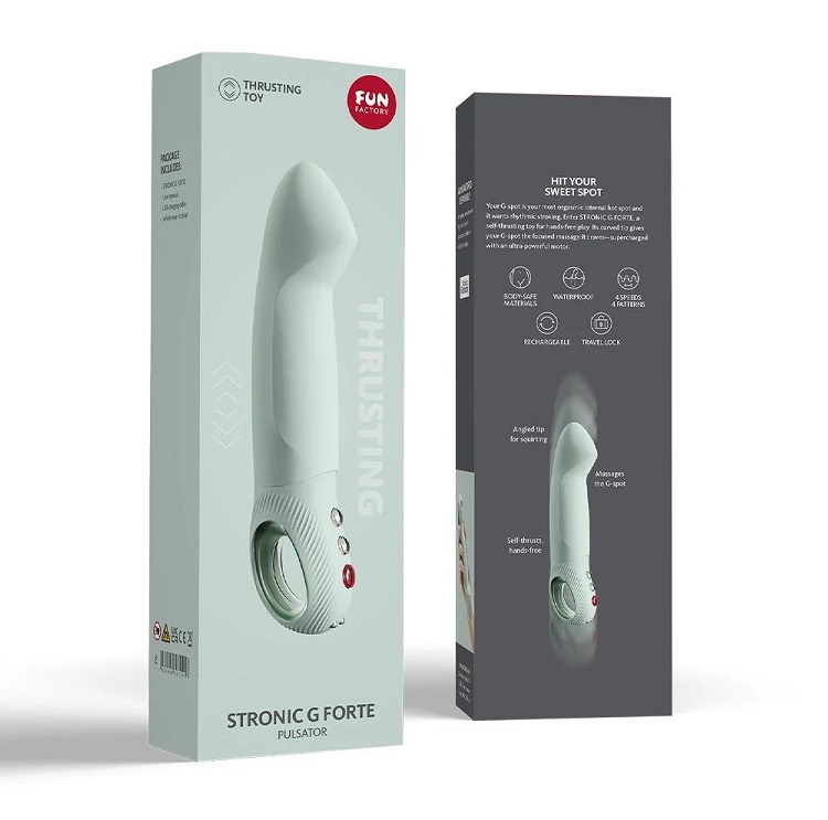 Fun Factory - Stronic G Forte G點衝擊震動器 - 鼠尾草綠 Fun Factory - Stronic G Forte G點衝擊震動器 - 鼠尾草綠 照片-9