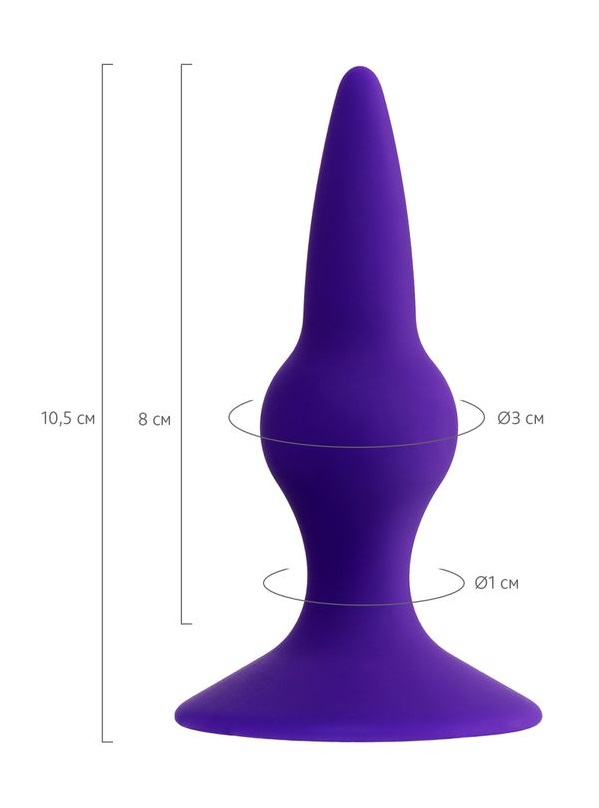 Klapsy The small plug size is ideal for the first experience... ToDo - Klapsy Anal Plug - Purple photo-6