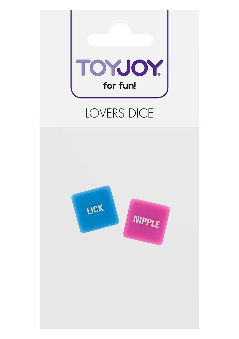 Experience the thrill of spontaneity, ignite your passion, a... ToyJoy - Lovers Dice - Pink/Blue photo-2
