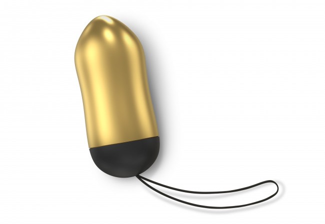 Vibrate from afar!
The first wireless personal massager act... Love to Love - Cry Baby Vibro Egg - Gold photo-6