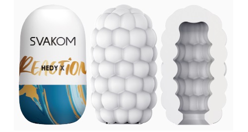 Pleasure knows no limits. Experience next-level satisfaction... SVAKOM - Hedy X Reaction - Translucid photo-2
