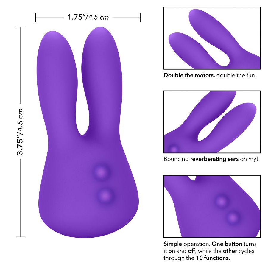 .
CEN - Marvelous Bunny 迷你震动器 - 紫色 照片-8