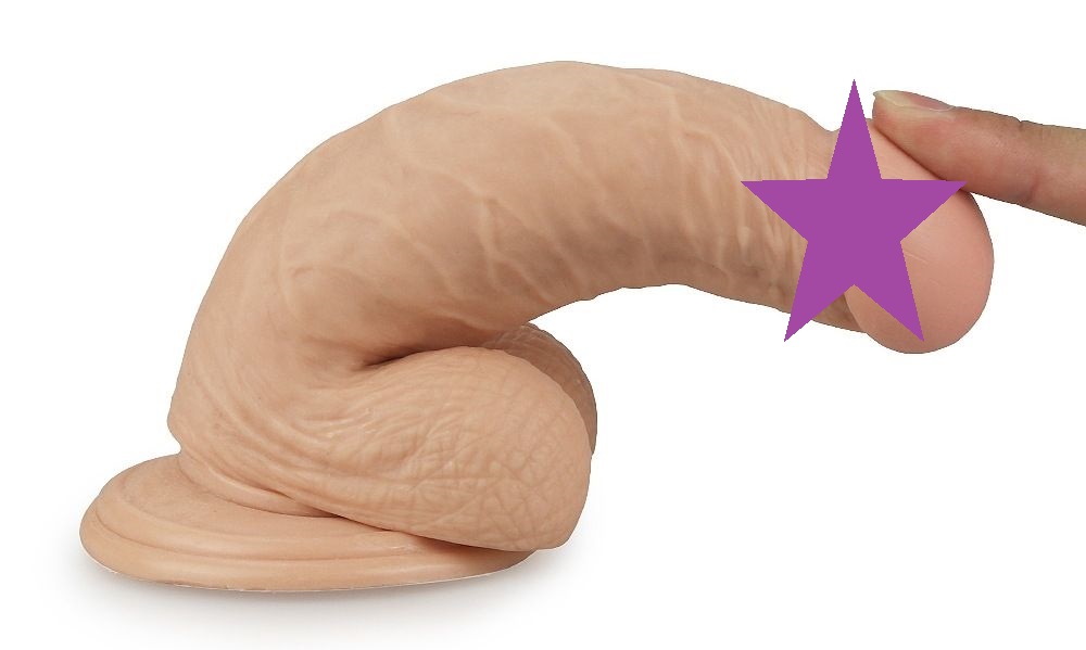 Mimicking the shape and hardness of a real erection this ult... Lovetoy - 7" Real Extreme Dildo - Flesh photo-2