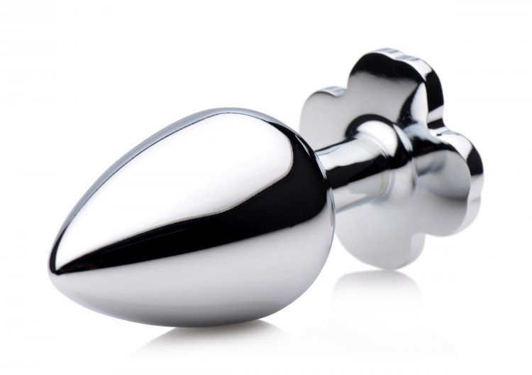 Make that booty get lucky with this medium metal anal plug w... Booty Sparks - Lucky Clover Anal Plug M-size - Green photo-3