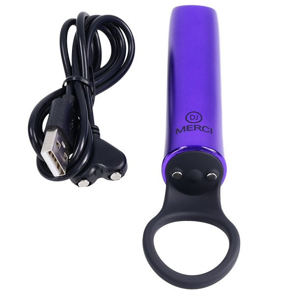 Don’t let the small size and quiet motor of the Merci Power ... Doc Johnson - Merci Power Play Vibe - Purple photo-3