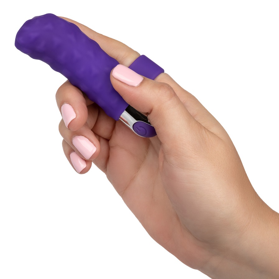 Take pleasure back into your own hands and get playful with ... CEN - Intimate Play Finger Tickler - Purple photo-2