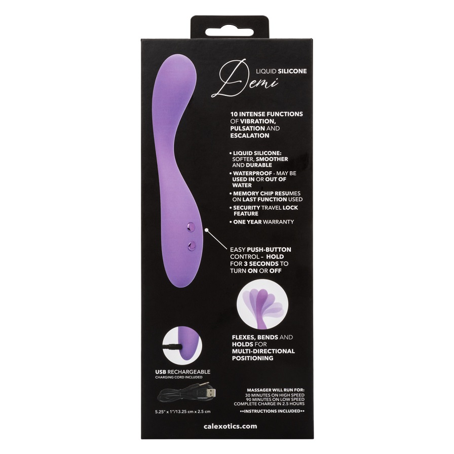 Reach new heights of pleasure with the fantastically flexibl... CEN - Contour Demi Vibe - Purple photo-15