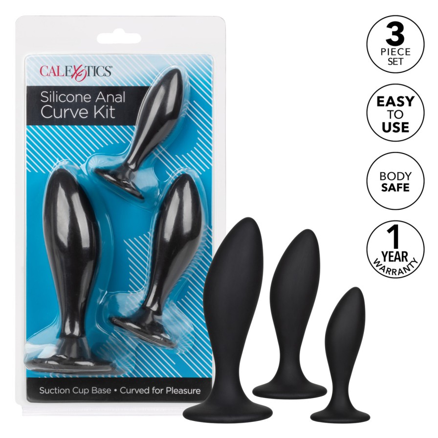 Open yourself up to a world of thrilling anal pleasure with ... CEN - Anal Curve Kit - Black photo-16