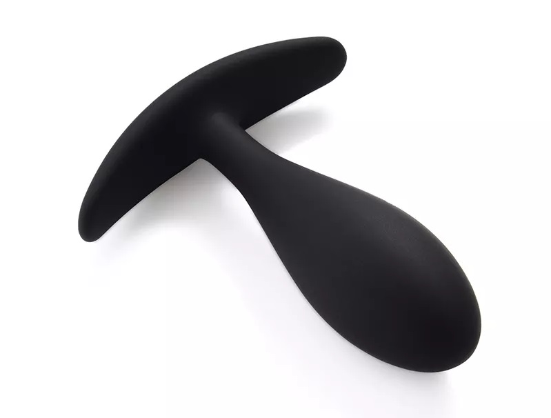 Silicone anchor butt plug for man and woman MT - Blob Anchor Plug M - Black photo-4