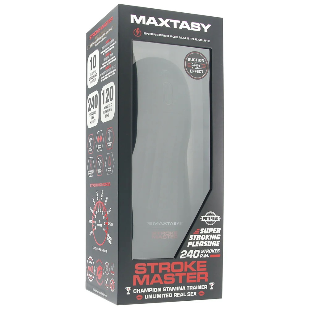 This stroker is the CHAMPION GOLD MEDALLIST for the “most re... Maxtasy - Stroke Master Standard Masturbator - Clear photo-11