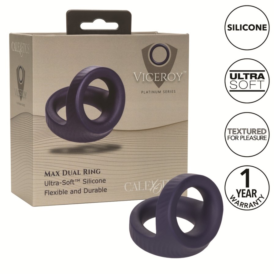 From bashful beginners to erotic experts, the Viceroy Max Du... CEN - Viceroy Max Dual Ring - Blue photo-9