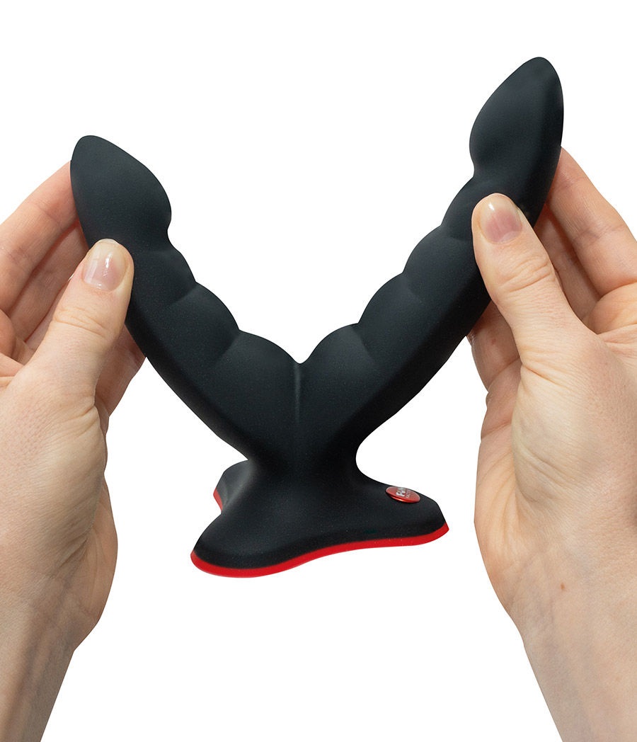 RYDE doesn't mess around! The first grinding dildo from ... Fun Factory - Ryde Grinding Double Dildo - Black photo-4