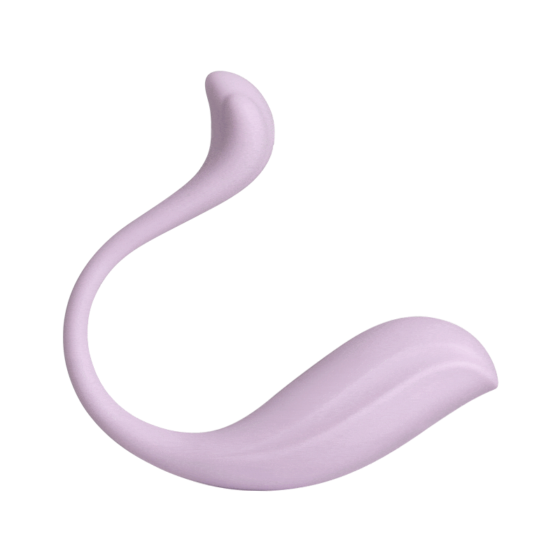 Ergonomic and sleek design with ridged head for extra G-spot... SVAKOM - Phoenix Neo 2 Interactive Egg Vibrator - Pastel Lilac photo-3