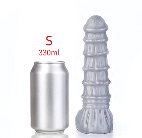 Hold on tight, it's going to be a bumpy ride! Adorned wi... 665 - Mr. Ripley Dildo S - Silver photo-4