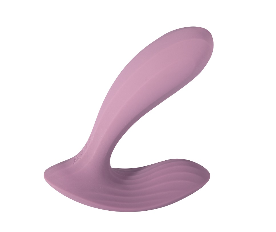 Everything rests at your fingertips. Connect with the SVAKOM... SVAKOM - Erica APP Wearable Vibrator - Romantic Rose photo-4