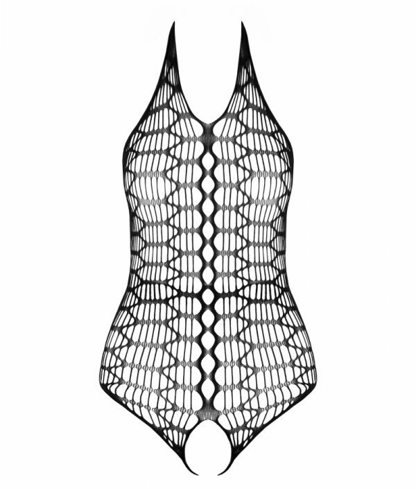 Sexy bodystocking that perfectly fits the figure, emphasizin... Passion - Teddy BS087 - Black photo-5