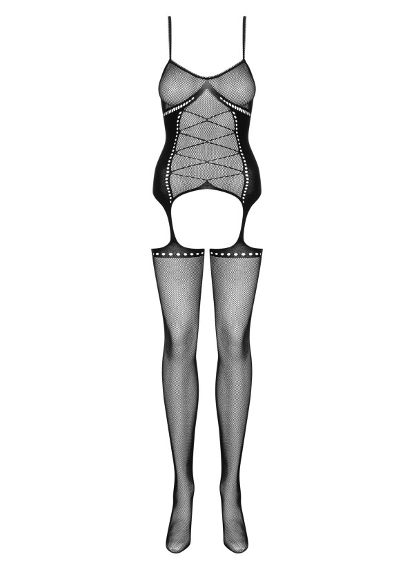 The sexiest bodystocking you've ever seen? It's righ... Obsessive - Bodystocking G314 - Black - S/M/L photo-7