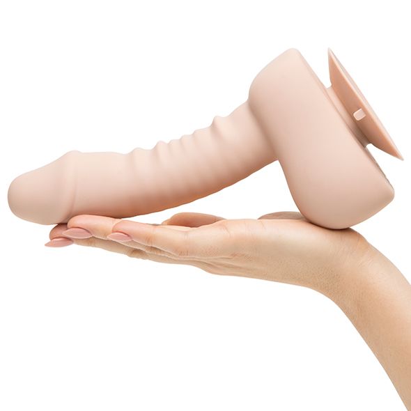 Conjure rock hard erections at the push of a button with UPR... Uprize - AutoErect Vibro Dildo 15cm - Flesh photo-6