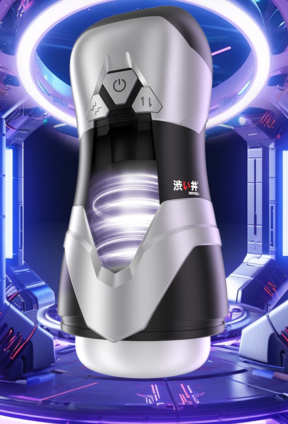 9 Vibrating modes
3 Thrusting modes
Super powerful moto
Soft... Drywell - Dva Thrusting Masturbator - Dark Grey photo-11