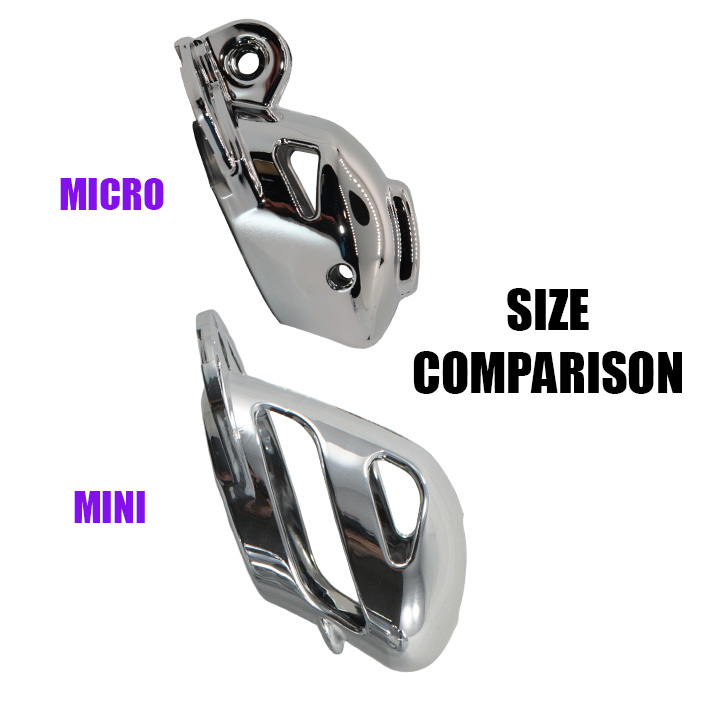 Is The Vice Mini too big for you? Are you looking to squeeze... Locked in Lust - Vice Micro Chasity Cage - Purple photo-6